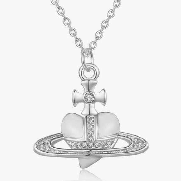 Saturn Love Necklace - Picture 1 of 4